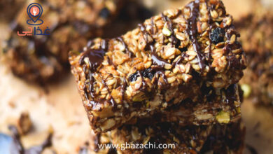 طرز تهیه اسنک پروتئینی سه سوته
