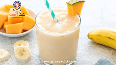 آموزش یک مدل نوشیدنی کافی شاپی خوشمزه با طالبی