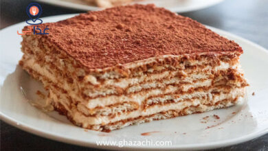 شیرینی نسکافه ای رو بدون تخم مرغ درست کن + طرز تهیه