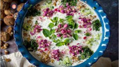 طرز تهیه آب دوغ خیار