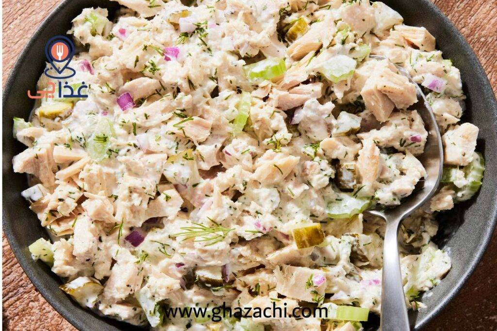 طرز تهیه سالاد تن ماهی